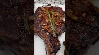 Tomahawk for Christmas  #tomahawksteak #steak #cooking #food #foodie #shorts