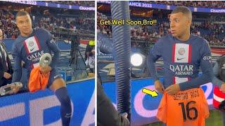 Kylian Mbappe showed respect to PSG Teammate Sergio Rico!!