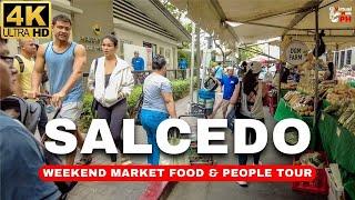 [4K] FAMOUS PEOPLE MARKET | SALCEDO Weekend Market Full Walk Tour | Makati, Philippines