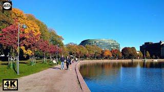 Autumn Colors Walk in Helsinki Finland - Kallio to City Center (27 Sep 2021)