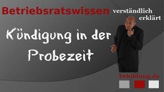 Kündigung in der Probezeit?