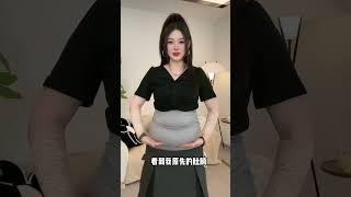 适合微胖女生的显瘦设计感上衣 #微胖穿搭 #显瘦穿搭 #大码女装