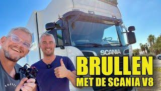 BRULLEN MET DE SCANIA V8 DROOMCAMPER - Solo camping Spanje Portugal - DWVLOGT #130