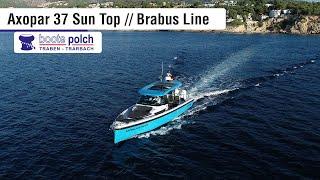 Axopar 37 Sun Top Brabus Line Blue