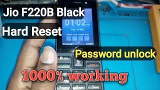 Jio F220B Black Hard Reset Jio F220B Password unlock By MHKS Mobile Engineer @ Mithilesh Mobile