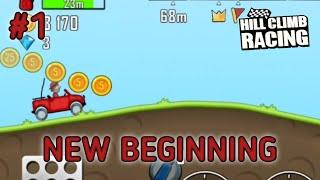 Hill Climb Racing Gameplay | NEW BEGINNING | PART 1 | WolfyZ Gameplay