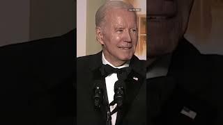 Biden poked fun at Fox News' recent settlement at the White House Correspondents' Dinner.