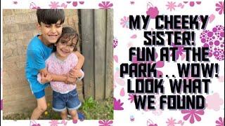 Hari and Lena - brother cheeky sister play time (Watch how this turns out!) #funny video #vlog #kids