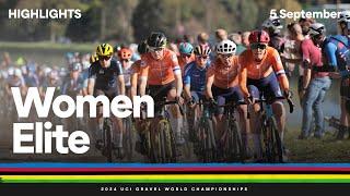 Women Elite highlights | 2024 UCI Gravel World Championships