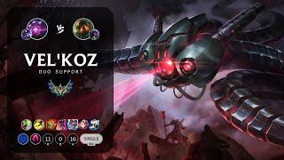 Vel'Koz Support vs Nautilus - EUW Challenger Patch 14.5