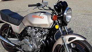 GS1100E SUZUKI 1982 A BLANK CANVAS TO MAKE THE BIKE YOURS in 4K.