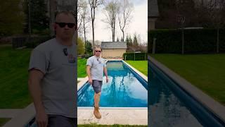 One Person Pool Opening