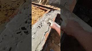 Belt concrete work #shorts #shortsfeed #construction #concrete #satisfying