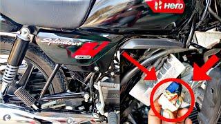 Hero splendor Bs6 RR Unit wiring details in hero Splendor Plus bs6 E20 model #bike