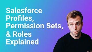 Salesforce Profiles, Permission Sets, and Roles Explained