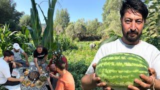 KARPUZ KABAK ÇIKTI / KUZU ETİMİ YOKSA FASULYEMİ DAHA LEZZETLİ / HANIM ANNE VE OĞULLARI