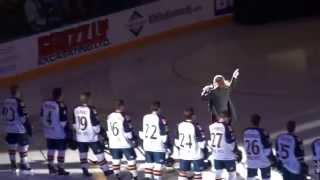 Mark Donnelly Sings The National Anthem at the Penticton VEES Game 9-16-15