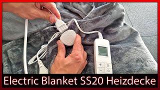 Die BESTE Heizdecke mit Abschaltautomatik, Orshinal Electric Blanket SS20 | Unboxing + Test + Review