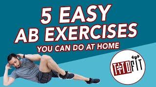 5 EASY Ab Exercises (pangpaliit ng tiyan)  - Do These at Home! - TitoFit