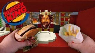 Realistic Minecraft -VISITING BURGER KING IN REAL LIFE MINECRAFT!