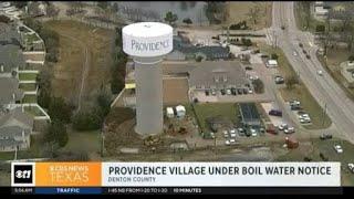 Providence Village under boil water notice