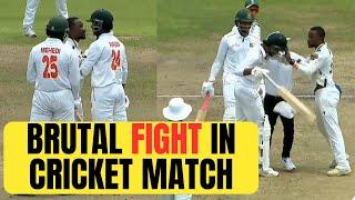 WATCH: Bangladesh, South Africa cricketers involve in on-field physical altercation | Sports Today
