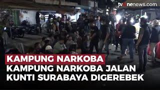 Gerebek Kampung Narkoba, 25 Orang Diamankan Beserta Puluhan Paket Sabu | OneNews Update