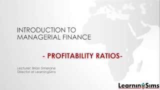 Profitability Ratios