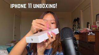 ASMR unboxing my iphone 11 