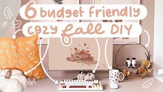 6 DIY for a cute and cozy fall on a budget 