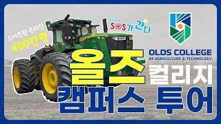 학생들이 쓰는 스마트팜이 400만 평?! Olds College에 SOS가 직접 다녀왔습니다! 올즈 컬리지 캠퍼스 투어!