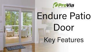 Endure™ Vinyl Sliding Patio Door Key Features