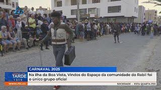 Na ilha da Boa Vista, Vindos do Espaço da comunidade do Rabil foi o único grupo oficial