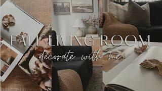 FALL DECORATE WITH ME 2024 | fall living room