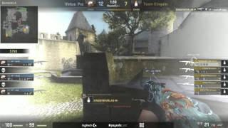 CS:GO - Furlan 4 kills 4 headshots - Team Kinguin vs Virtus.Pro