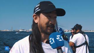 Steve Aoki surprises his team after winning both races | E1 Jeddah GP