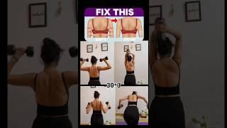 Reduce back and arms fat #fatloss #youtubeshorts#shortvideo#yoga #shorts#fittuber #abdominalworkout