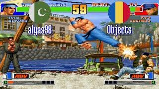 FT5 @kof98: alyas98 (PK) vs Objects (RO) [King of Fighters 98 Fightcade] Aug 30