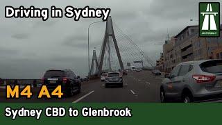 Driving from the Sydney CBD to the Blue Mountains (Glenbrook) - M4 Western Mwy & A4