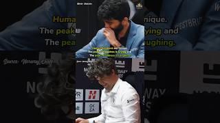 When Gukesh and Magnus Show Emotion️#chess #gukesh #magnuscarlsen #shorts