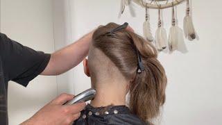 A bald haircut! No guard undercut and side shave 9mm then 6mm ending with 0mm (original sound!)