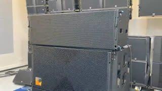 Sound Testing2│This Line Array is a full horn-loaded, bi-amp driven dual 12" 3-way line array system