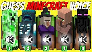 Guess the Minecraft Characters Voice | Minecraft Challenge Quiz