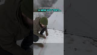 THE BEST HOT TENT (Luxe Outdoor Megahorn 3) #hottent #stove #camping #wintercamping #tentstove