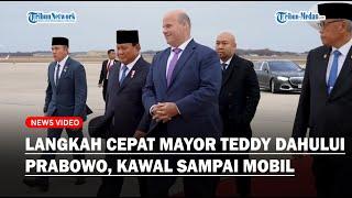 MAYOR Teddy Sigap Dahului Prabowo, Memantau Sampai Masuk ke Mobil Saat Tiba di Washington DC, AS