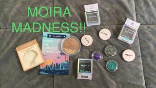 MOIRA STARSHOW SHADOW POTS!! Let’s swatch!!