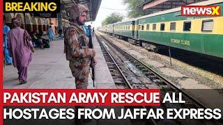 Balochistan Hijack | Pakistan Army Rescues All Hostages from Jaffar Express | 33 Rebels Killed