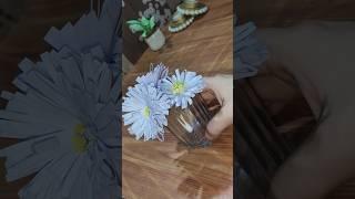 paper Flower #foryou #youtubeshorts #trending #art #diy #ashortaday #painting #craft #flowers #paper