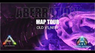 ABERRATION ASA VS ASE CINEMATICS MAP TOUR | ARK ASCENDED |