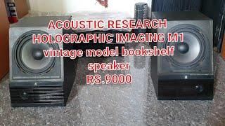 Acoustic Research HOLOGRAPHIC IMAGING M1 Bookshelf Speaker Higher-end quality